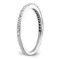 14K White Gold Lab Grown Diamond VS/SI+ G+ Band Ring