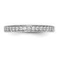 14k White Gold 1/5 Ct. Lab Grown Diamond VS/SI+ G+ Band Ring