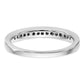 14k White Gold 1/5 Ct. Lab Grown Diamond VS/SI+ G+ Band Ring