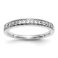 14k White Gold 1/5 Ct. Lab Grown Diamond VS/SI+ G+ Complete Band