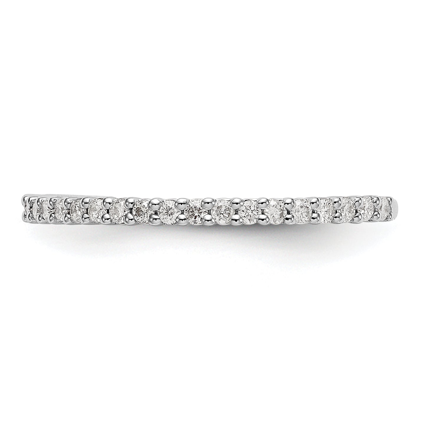 14K White Gold Lab Grown VS/SI+ G+ Diamond Band Ring