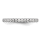 14k White Gold 3/8 Ct. Lab Grown Diamond VS/SI+ G+ Band Ring