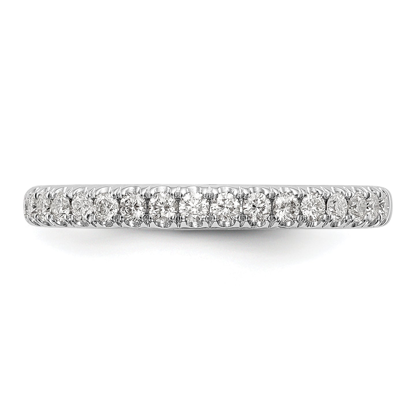 14k White Gold 3/8 Ct. Lab Grown Diamond VS/SI+ G+ Band Ring