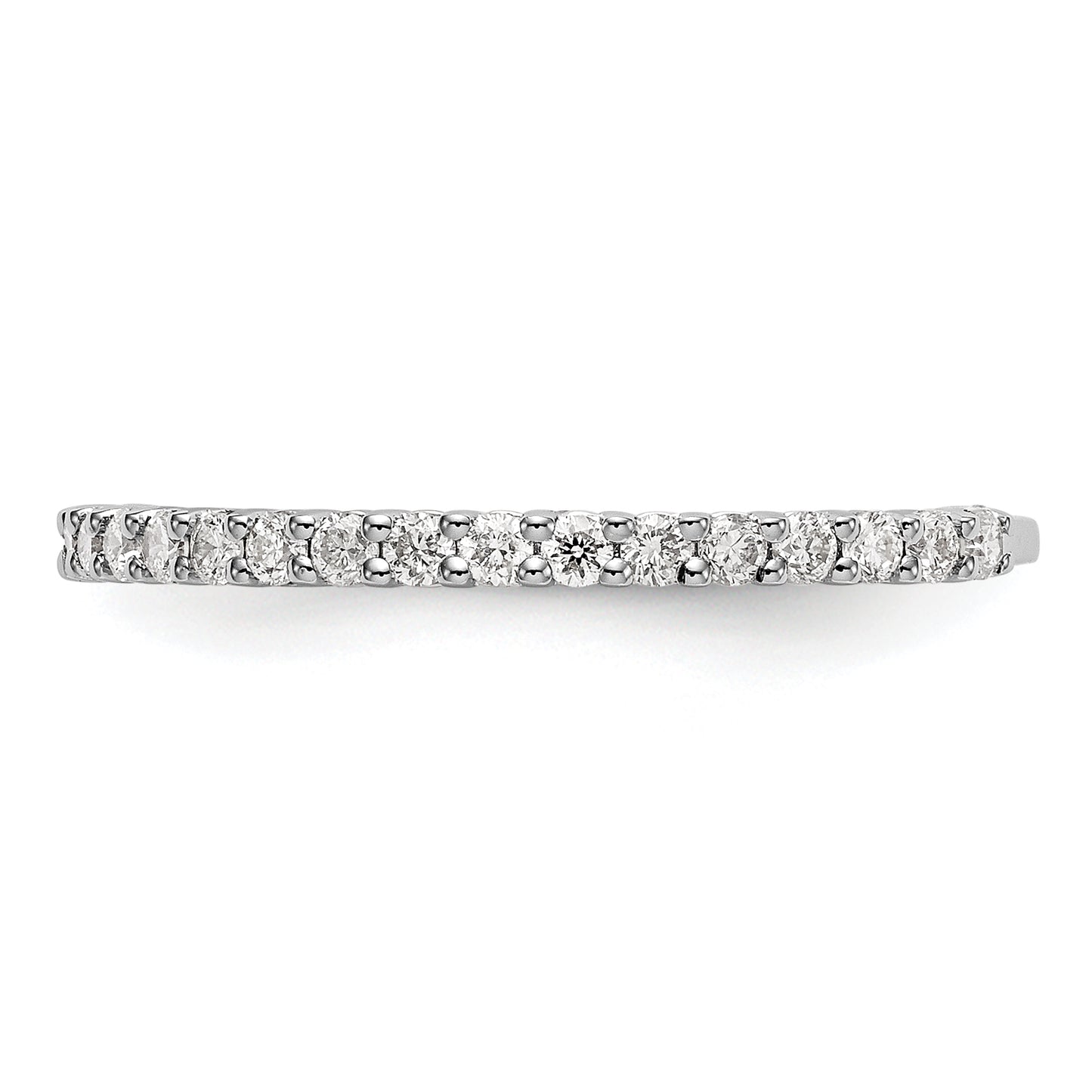 14k White Gold 3/8 Ct. Lab Grown Diamond VS/SI+ G+ Band Ring