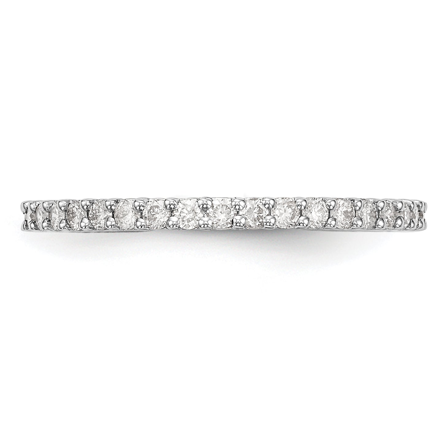 14k White Gold 3/8 Ct. Lab Grown Diamond VS/SI+ G+ Band Ring