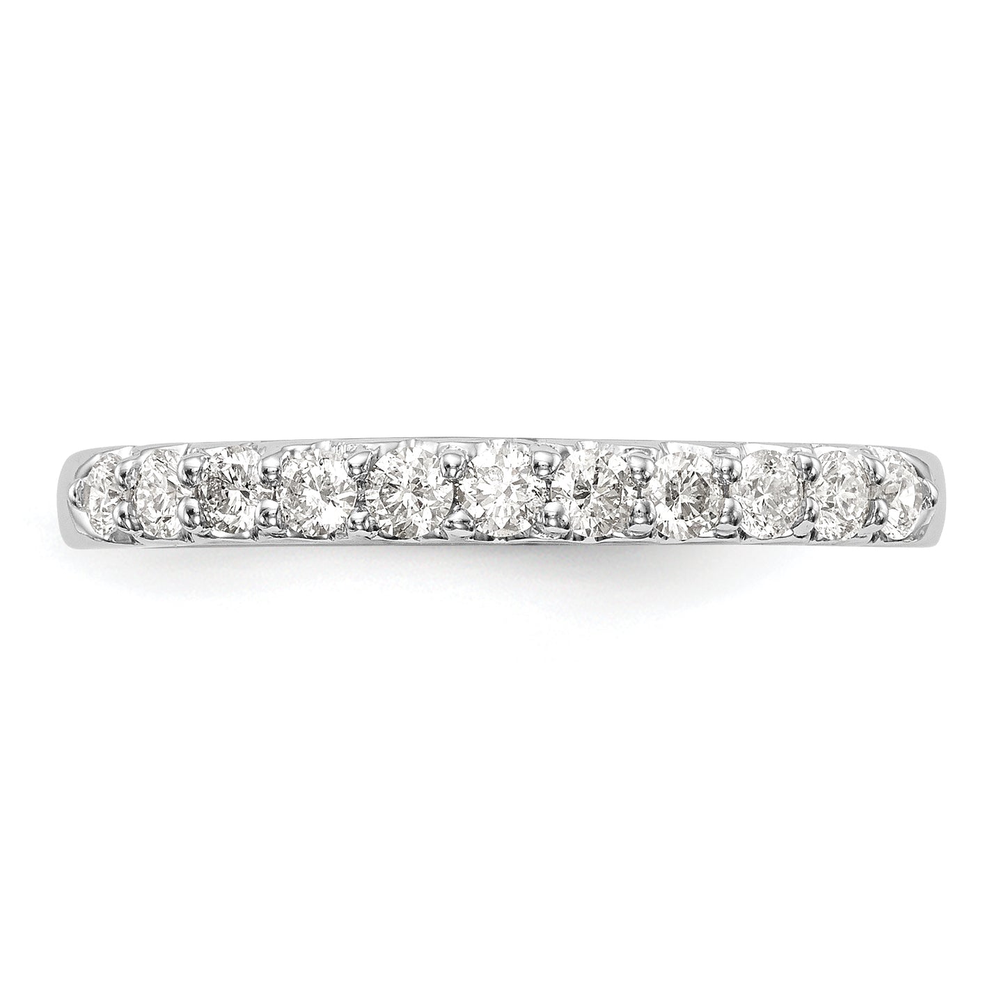 14k White Gold 1/3 Ct. Lab Grown Diamond VS/SI+ G+ Band Ring