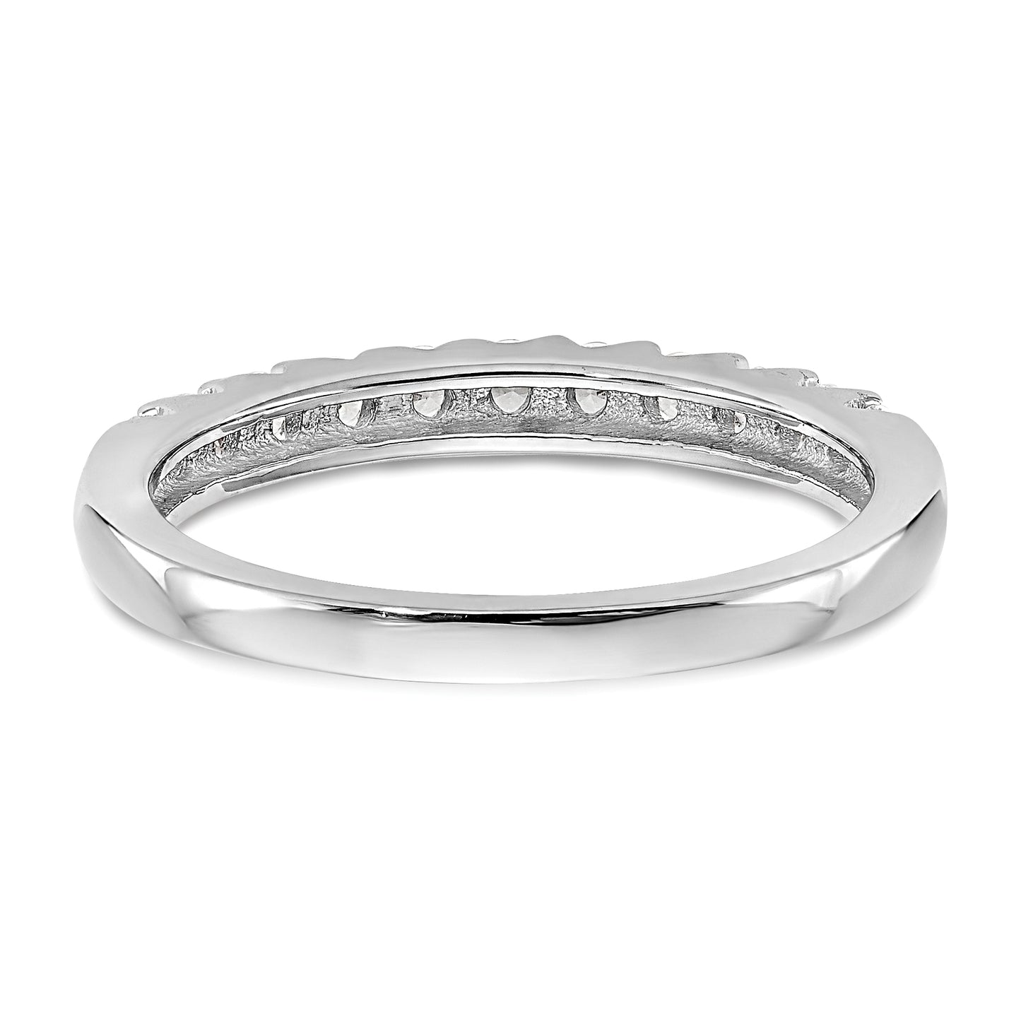 14k White Gold 1/3 Ct. Lab Grown Diamond VS/SI+ G+ Band Ring