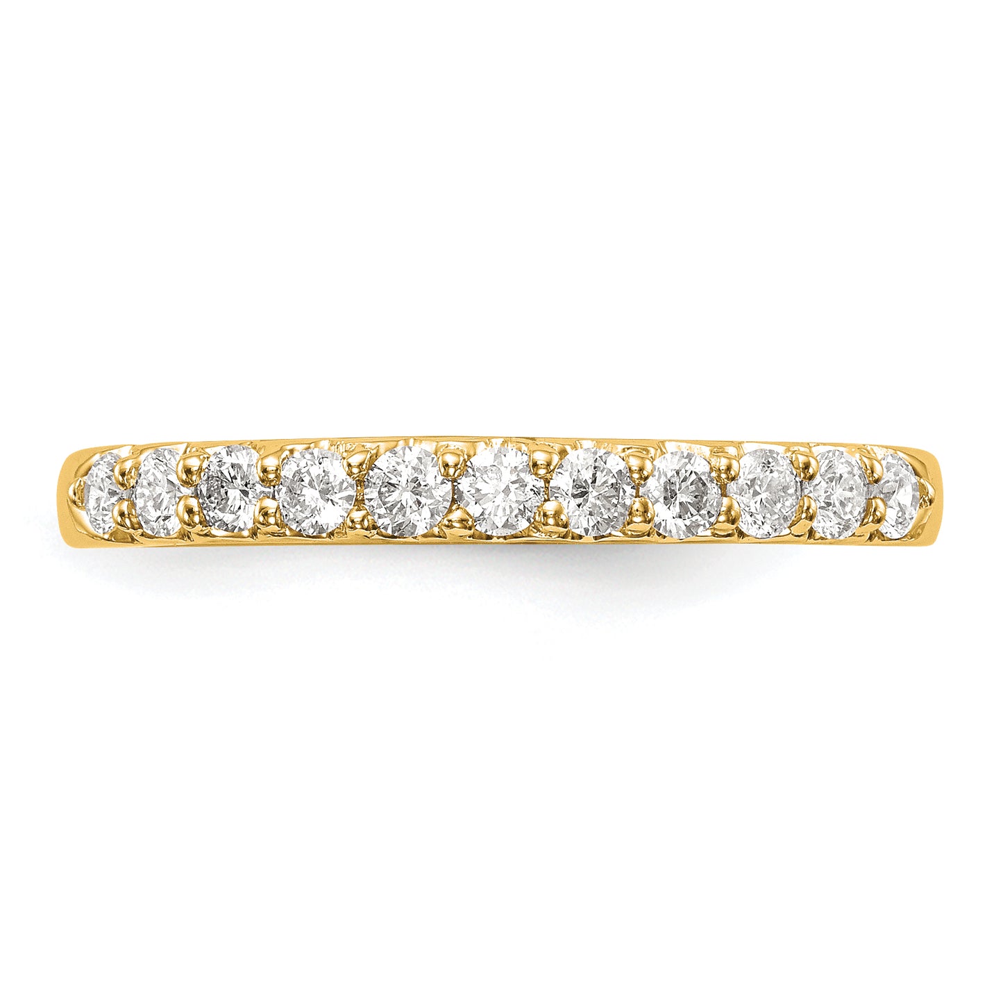 14k Yellow Gold 1/3 Ct. Lab Grown Diamond VS/SI+ G+ Band Ring