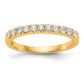 14k Yellow Gold 1/3 Ct. Lab Grown Diamond VS/SI+ G+ Band Ring