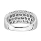 14k White Gold 2 1/2 Ct. Lab Grown Diamond VS/SI Fashion Band Ring