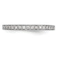 14k White Gold 1/6 Ct. Lab Grown Diamond VS/SI+ G+ Wedding Band Ring