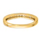 14k Yellow Gold 1/6 Ct. Lab Grown Diamond VS/SI+ G+ Wedding Band Ring