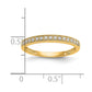 14k Yellow Gold 1/6 Ct. Lab Grown Diamond VS/SI+ G+ Complete Size 8 Wedding Band