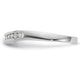 14k White Gold 1/5 Ct. Lab Grown Diamond VS/SI+ G+ Complete Fashion Band