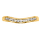 14k Yellow Gold 1/5 Ct. Lab Grown Diamond VS/SI+ G+ Complete Fashion Band