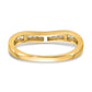 14k Yellow Gold 1/5 Ct. Lab Grown Diamond VS/SI+ G+ Complete Fashion Band