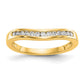 14k Yellow Gold 1/5 Ct. Lab Grown Diamond VS/SI+ G+ Complete Fashion Band