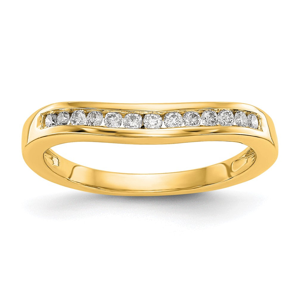 14k Yellow Gold 1/5 Ct. Lab Grown Diamond VS/SI+ G+ Complete Fashion Band