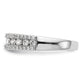 14k White Gold 1 Ct. Lab Grown Diamond VS/SI+ G+ Complete Fashion Band