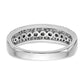 14k White Gold 1 Ct. Lab Grown Diamond VS/SI+ G+ Complete Fashion Band