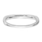 14k White Gold 1/3 Ct. Lab Grown Diamond VS/SI+ G+ Set of Two Curved Wedding Band Rings