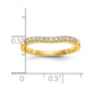 14k Yellow Gold 1/3 Ct. Lab Grown Diamond VS/SI+ G+ Complete Set of Two Curved Wedding Bands