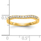 14k Yellow Gold 1/3 Ct. Lab Grown Diamond VS/SI+ G+ Set of Two Curved Wedding Band Rings