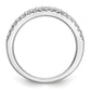 14k White Gold 1/3 Ct. Lab Grown Diamond VS/SI+ G+ Band Ring