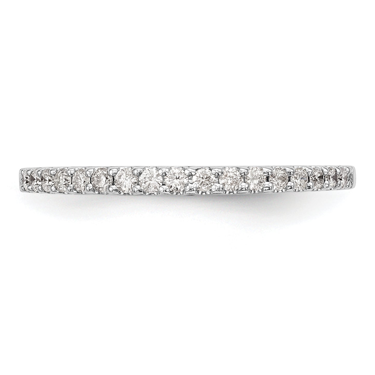 14k White Gold 1/3 Ct. Lab Grown Diamond VS/SI+ G+ Band Ring