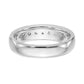 14k White Gold 3/4 Ct. Lab Grown Diamond VS/SI+ G+ Eleven Stone Complete Channel Set Band