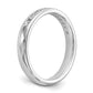 14k White Gold True Origin Lab Grown SI/VS Near Colorless 1/5 Ct. Round Diamond Men's Complete Channel Band