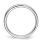 14k White Gold True Origin Lab Grown SI/VS Near Colorless 1/2 Ct. Round Diamond Men's Channel Band Ring