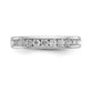 14k White Gold True Origin Lab Grown SI/VS Near Colorless 1/2 Ct. Round Diamond Men's Complete Channel Band