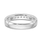 14k White Gold True Origin Lab Grown SI/VS Near Colorless 1/2 Ct. Round Diamond Men's Complete Channel Band