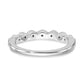 14k White Gold 1/10 Ct. Lab Grown Diamond VS/SI+ G+ Complete Fashion Band