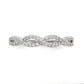 14k White Gold 1/4 Ct. Lab Grown Diamond VS/SI+ G+ Complete Twisted Band