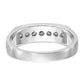 14K White Gold Lab Grown Diamond VS/SI+ G+ Men's Band Ring