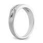 14K White Gold Lab Grown Diamond VS/SI+ G+ Men's Band Ring