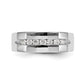 14k White Gold 1/3 Ct. Lab Grown Diamond VS/SI+ G+ Complete Men's Band