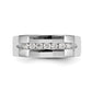 14k White Gold 1/3 Ct. Lab Grown Diamond VS/SI+ G+ Men's Band Ring