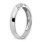 14K White Gold Lab Grown Diamond VS/SI+ G+ Trio Men's Band