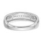 14K White Gold Lab Grown Diamond VS/SI+ G+ Trio Men's Band Ring