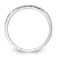 14k White Gold 1/10 Ct. Lab Grown Diamond VS/SI+ G+ Complete Wedding Band