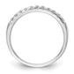 14k White Gold 1/4 Ct. Lab Grown Diamond VS/SI+ G+ Wedding Band Ring