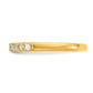 14k Yellow Gold 1/4 Ct. Lab Grown Diamond VS/SI+ G+ Complete Wedding Band