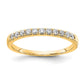 14k Yellow Gold 1/4 Ct. Lab Grown Diamond VS/SI+ G+ Complete Wedding Band