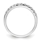 14k White Gold 1/2 Ct. Lab Grown Diamond VS/SI+ G+ Wedding Band Ring