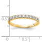 14k Yellow Gold 1/2 Ct. Lab Grown Diamond VS/SI+ G+ Wedding Band Ring