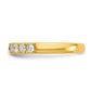 14k Yellow Gold 1/2 Ct. Lab Grown Diamond VS/SI+ G+ Complete Wedding Band