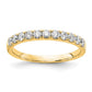 14k Yellow Gold 1/2 Ct. Lab Grown Diamond VS/SI+ G+ Complete Wedding Band